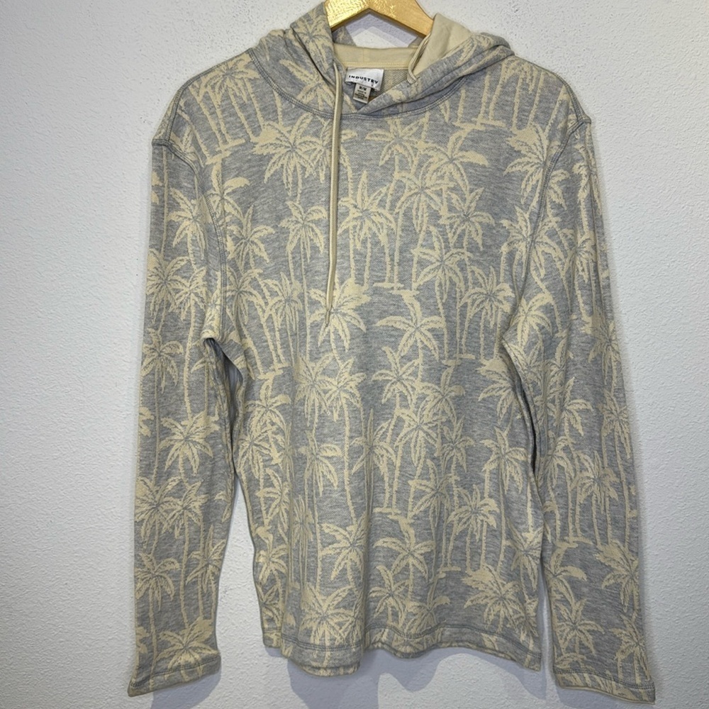 Industry NWOT palm trees hoodie size medium
